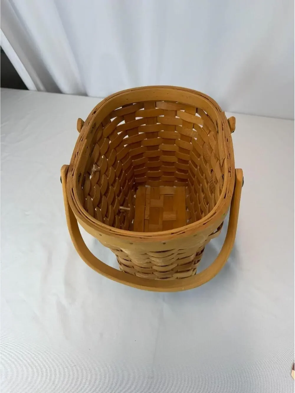 2002 Vintage Precious Moments Membership Basket w/Porcelain Tie-On 11